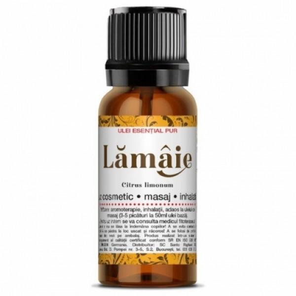 Ulei esențial de lămâie, 10 ml, Steaua Divină