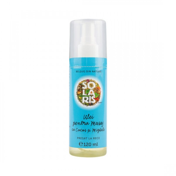Ulei de Masaj cu Cocos si Migdale 120ml, Solaris Plant