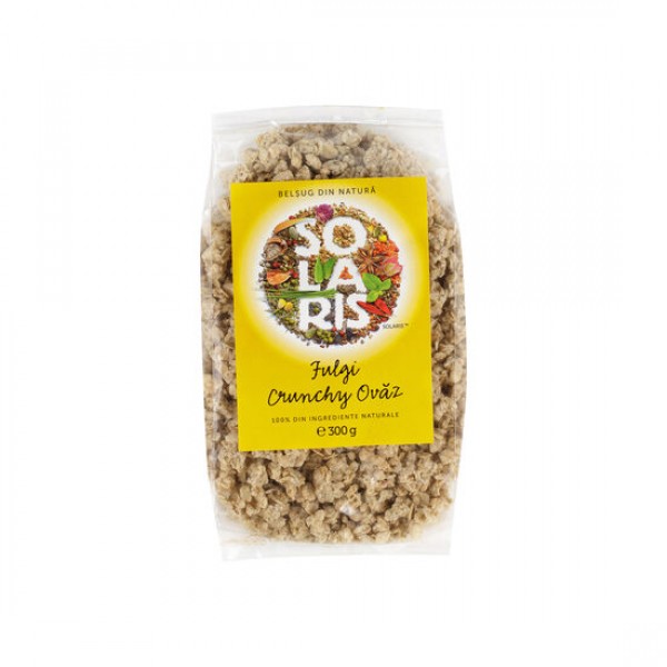 Fulgi Crunchy Ovaz 300g, Solaris Plant
