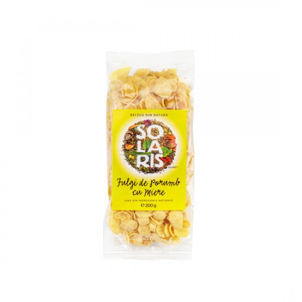 Fulgi Porumb cu Miere 200g, Solaris Plant