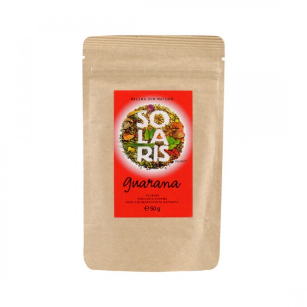Guarana pulbere 50g, Solaris Plant