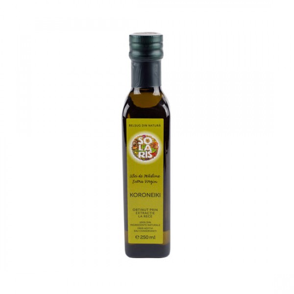 Ulei de Măsline extra virgin Koroneiki presat la rece 250ml, Solaris Plant