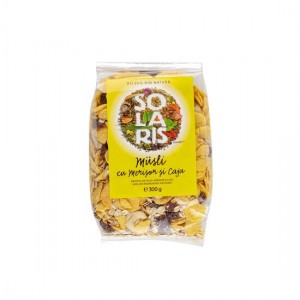 Musli cu Merisor si Caju 300g, Solaris Plant