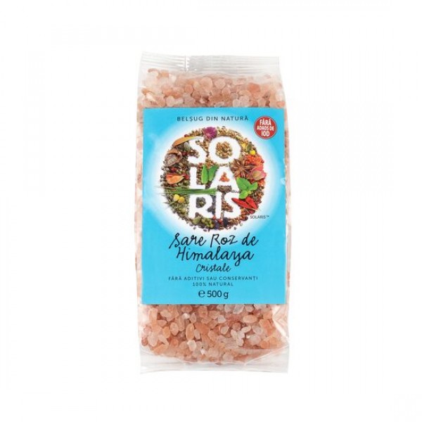 Sare Roz de Himalaya Cristale 500g, Solaris Plant