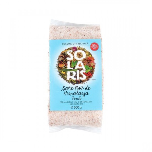 Sare Roz de Himalaya Fina 500g, Solaris Plant