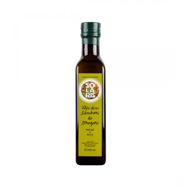 Ulei samburi Struguri presat la rece 250ml, Solaris Plant