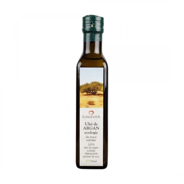 Ulei Argan Eco presat la rece 250ml Longevita, Solaris Plant