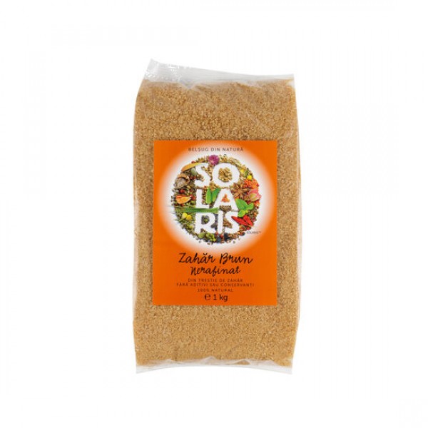 Zahar brun nerafinat 1kg, Solaris Plant