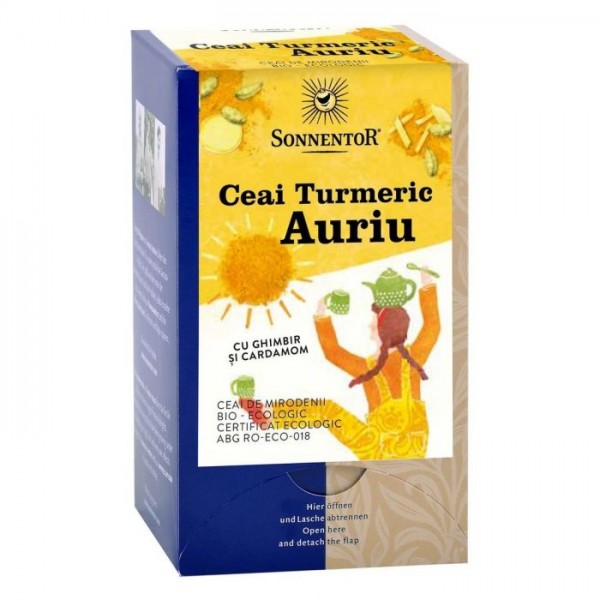 Ceai Turmeric Auriu Eco 18dz, Sonnentor