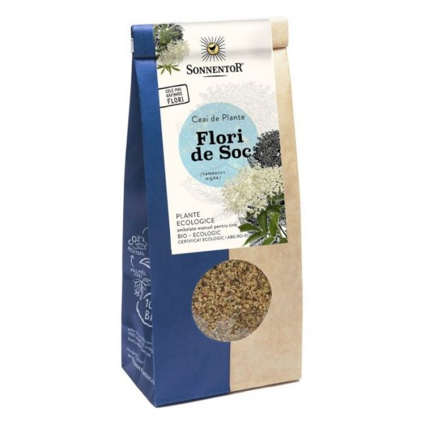 Ceai Flori de Soc Eco 80g, Sonnentor