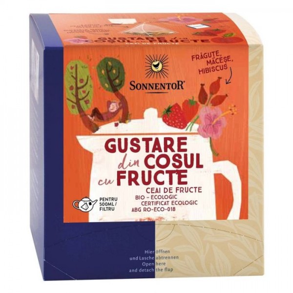 Ceai Eco Gustare din Cosul cu Fructe 12dz, Sonnentor