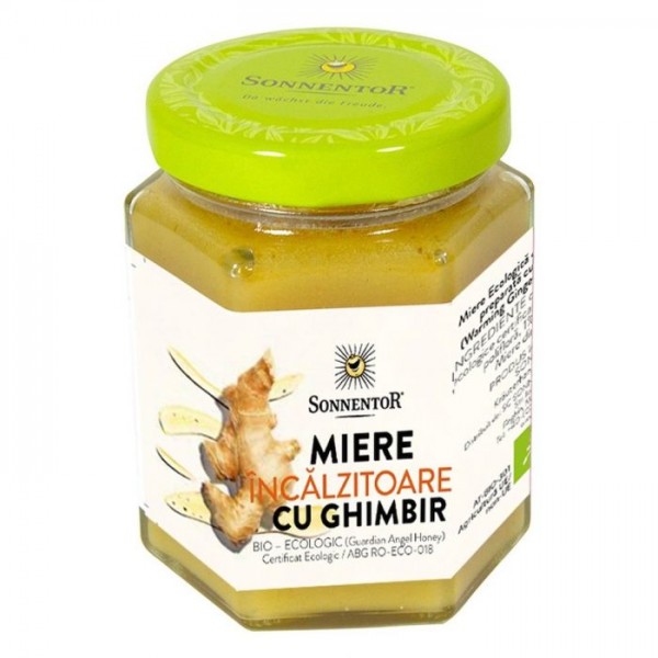Miere Ghimbir Incalzitor Eco 230 g, Sonnentor