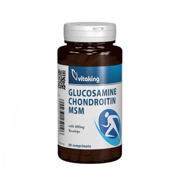Glucozamina, condroitina, MSM, 60 comprimate, Vitaking