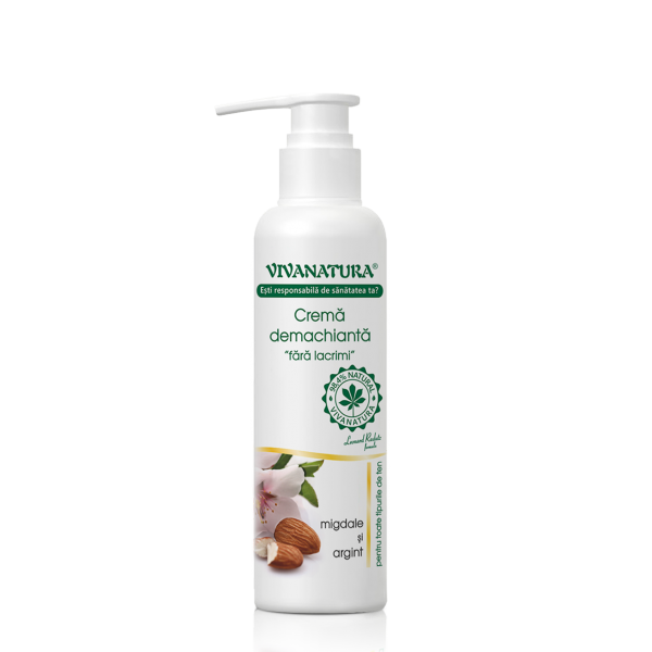 Cremă demachiantă „fara lacrimi”, 145 ml, VivaNatura