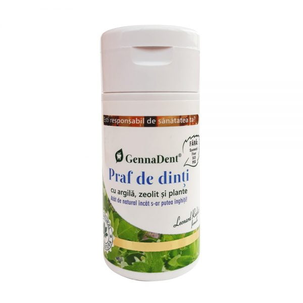 Praf de dinti GennaDent, 75 g, Vivanatura