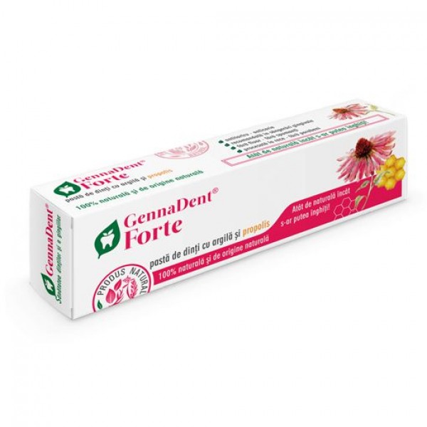 Pastă de dinți GennaDent Forte, 50 ml, Vivanatura